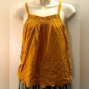 Mustard yellow top